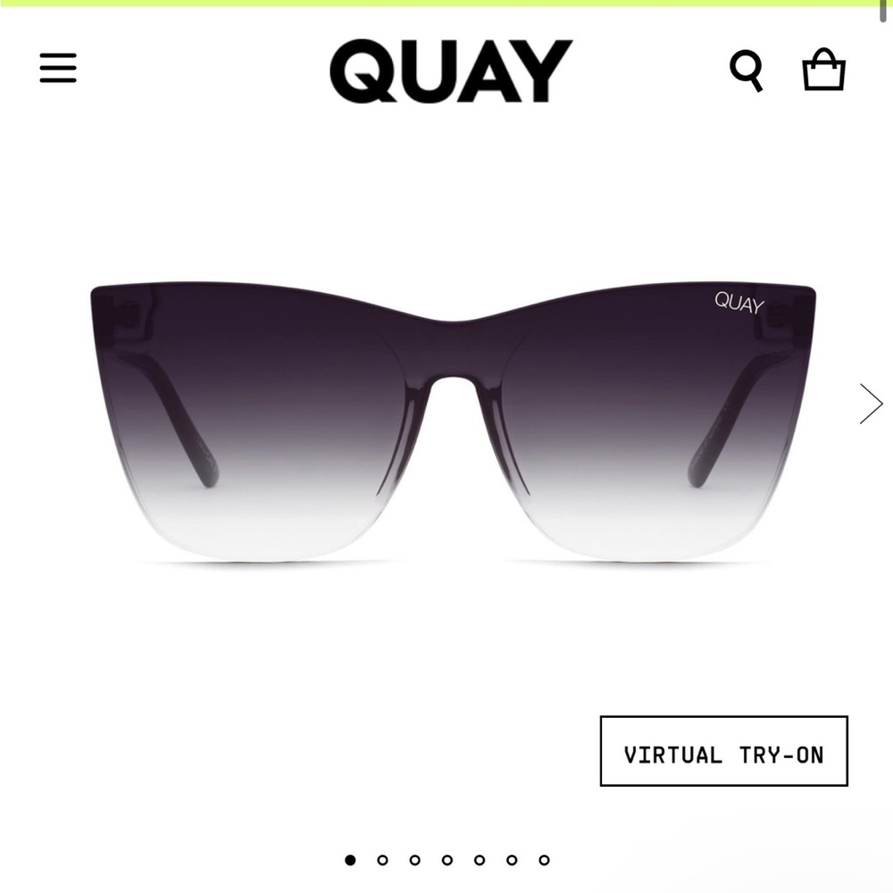 Quay Come Through Overside Sunglasses